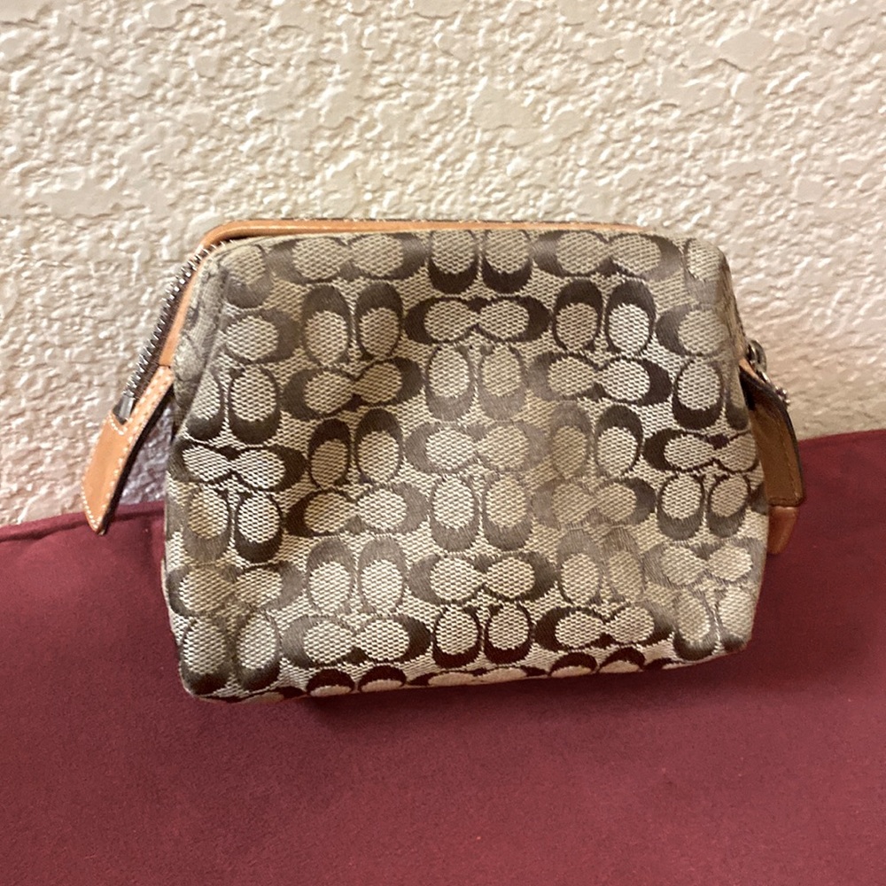 Coach cosmetic bag